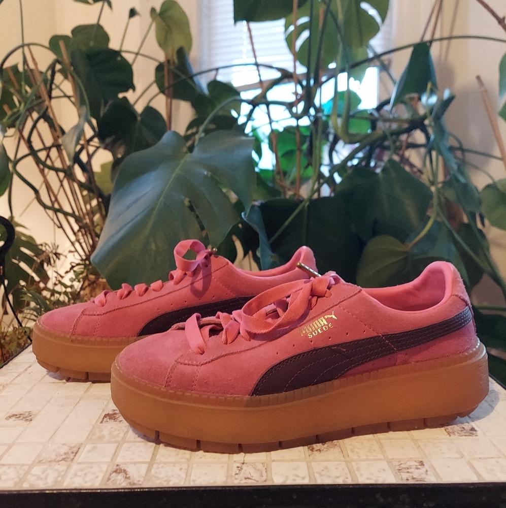 Puma Suede platform sneakers